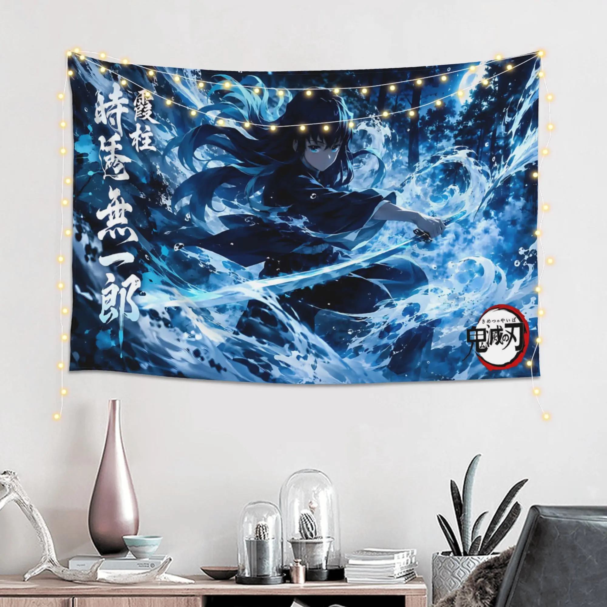 Cutecore Demon Slayer Tapestry Bedroom Decoration  Wall Hanging Blanket Tapestry Cool Stuff For Room