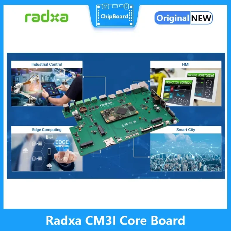 Modul Papan Inti Radxa CM3I dengan Chip Rockchip RK3568J Mendukung Papan Kelas Konsumen Raspberry Pi