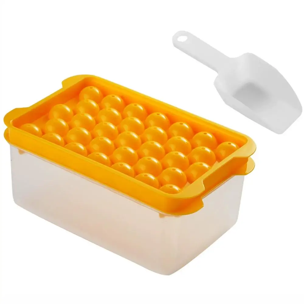 Food Grade Ice Cube Tray Set Large Capacity 3 Piece Design Easy Demoulding for Cocktails Coffee Juice High Low Temperature