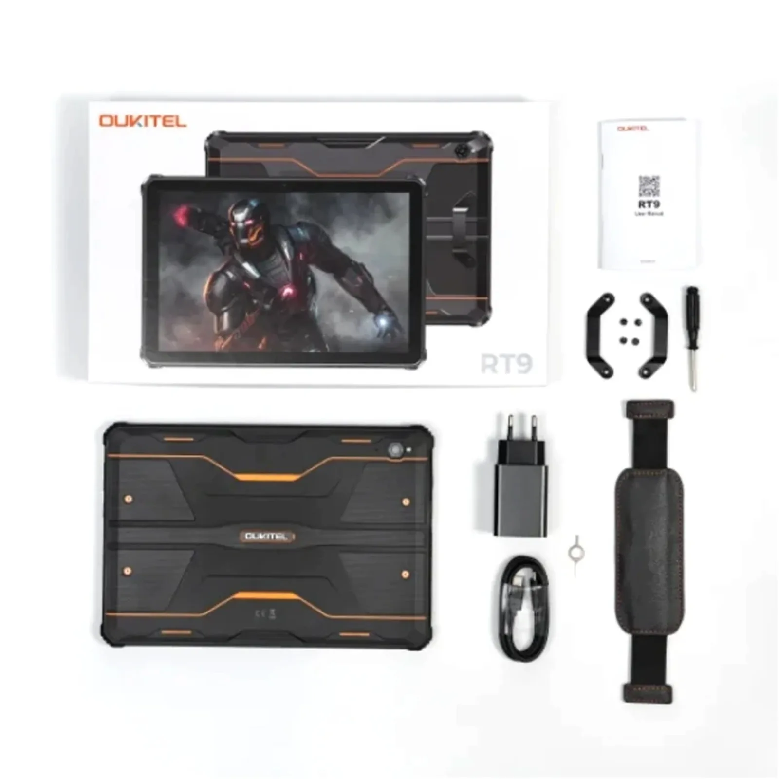 NEW Oukitel RT9 4G Rugged Tablet 10.1" HD Display 24GB 256GB Waterproof IP68/IP69K Tablet 11000mAh Battery Android14.0 Tablet PC