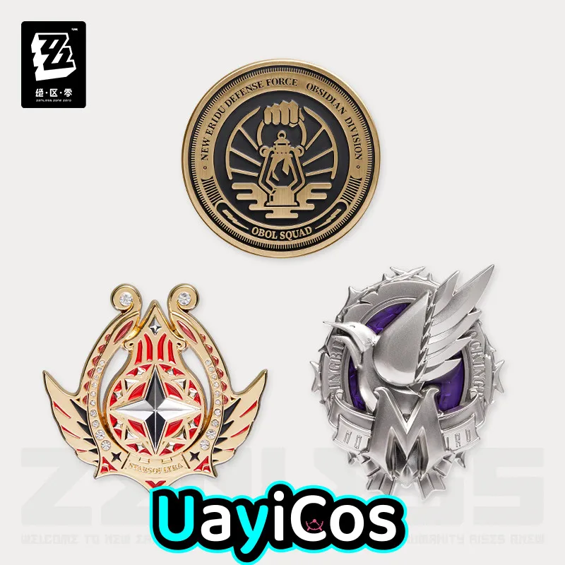 

Оригинальный Zenless Zone Zero, металлический значок, брошь, булавки, орнамент, аксессуары для кукол, аниме-фигурка, игровая игрушка, детский подарок на Хэллоуин, косплей