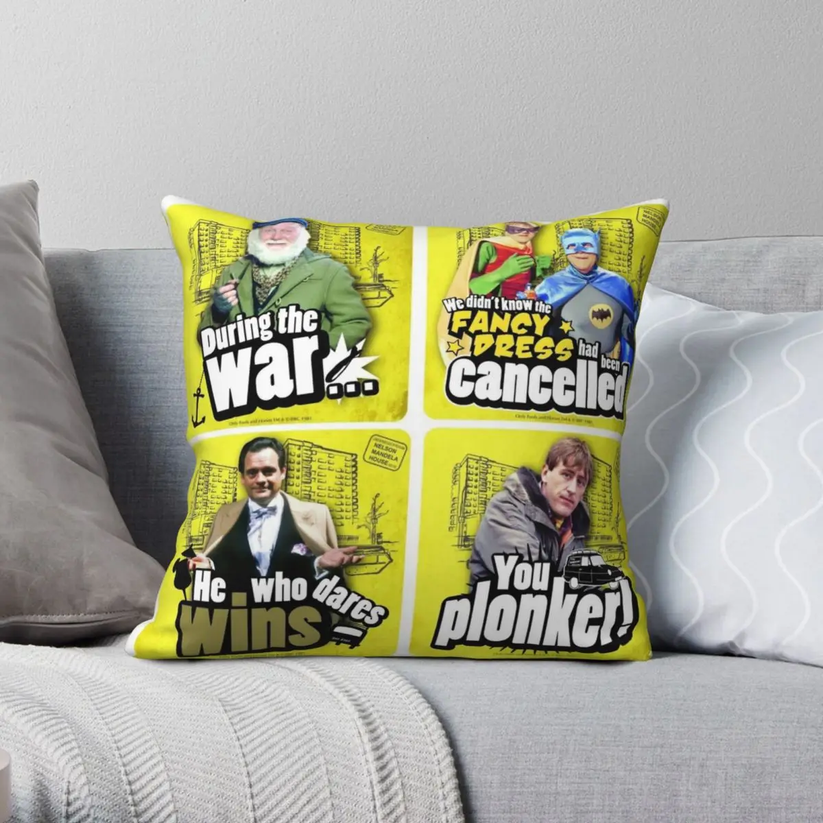 Only Fools And Horses Pillowcase Polyester Linen Velvet Printed Zip Decorative Pillow Case Home Cushion Case