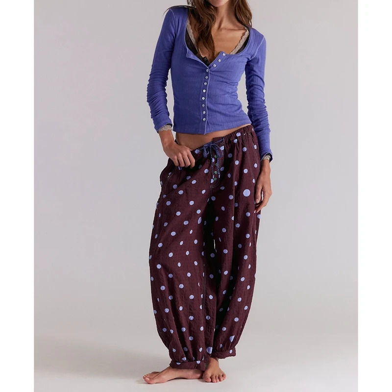 Womens Polka Dots P…