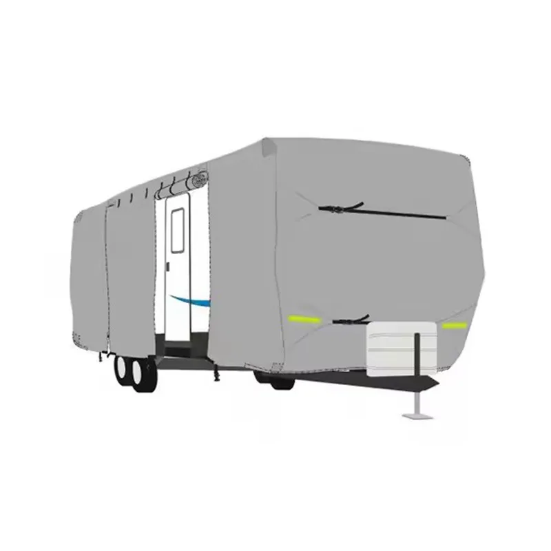 RV cover Travel Trailer Trailer RV dust cover Non-woven waterproof semi-trailer rain cover