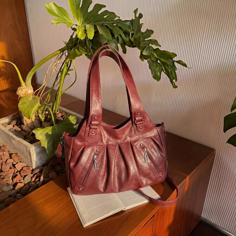 2026-new-women's-crossbody-bag-fashion-high-quality-commuter-women's-handheld-tote-bag-solid-color-versatile-mobile-storage-bag