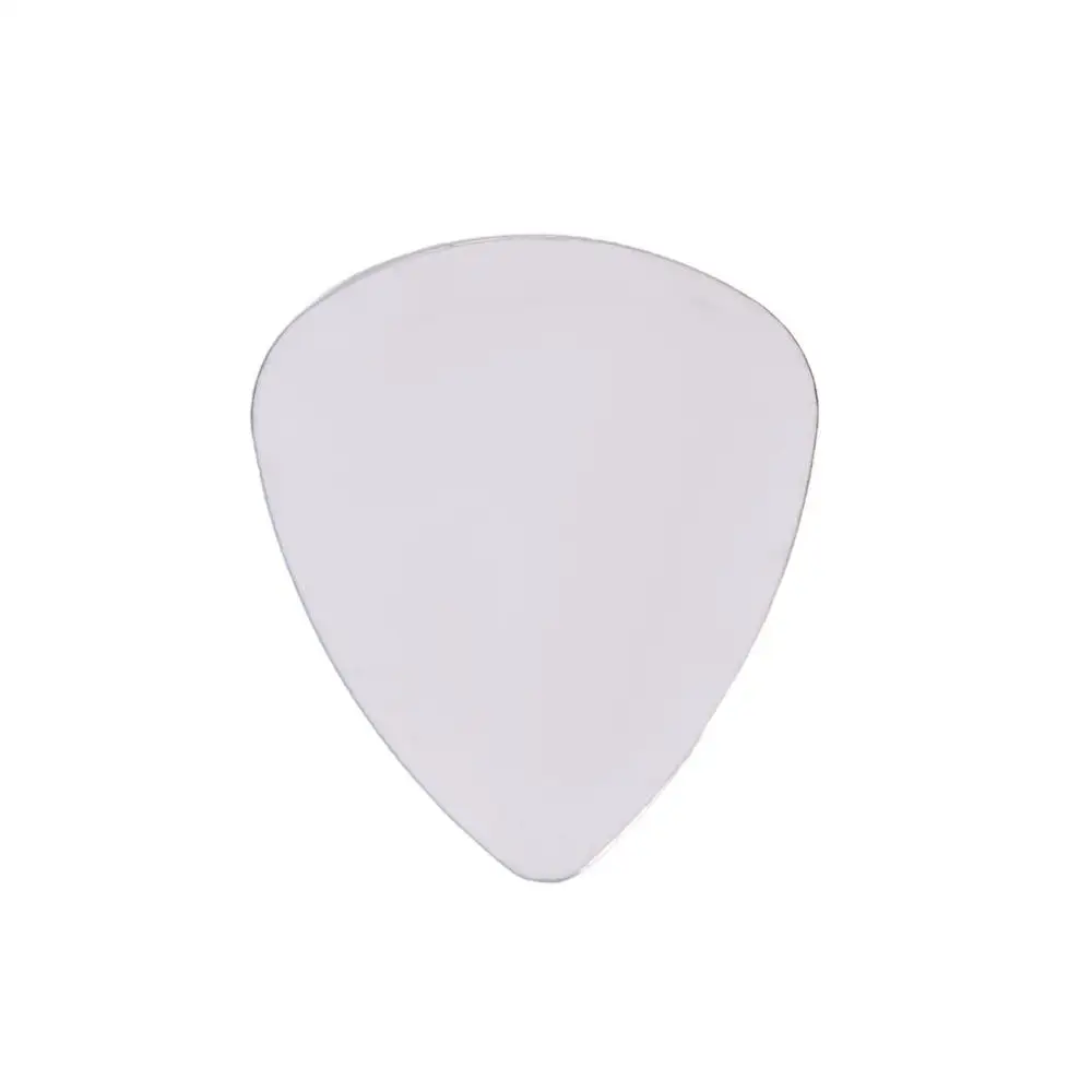10PCS 0.3mm Stainless Steel Guitar Picks Mediator Gestures Metal Guitar Plectrum Triangle Adhesive Finger Shrapnel Bass Guitar