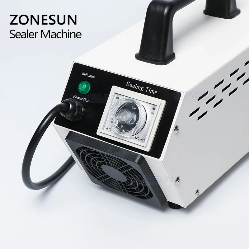 Zonesun alicate quente instantâneo portátil máquina de selagem de impulso para máquina de embalagem de máscara de filme composto a vácuo de alumínio