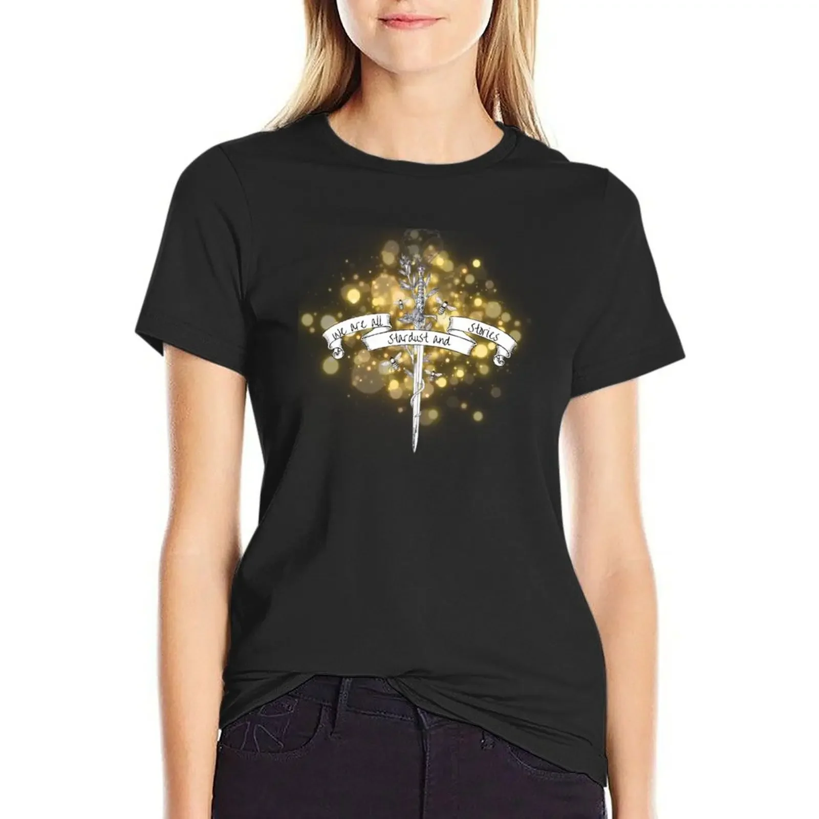

We are Stardust and stories T-Shirt quick-drying summer clothes plain animal print t shirts for Women graphic