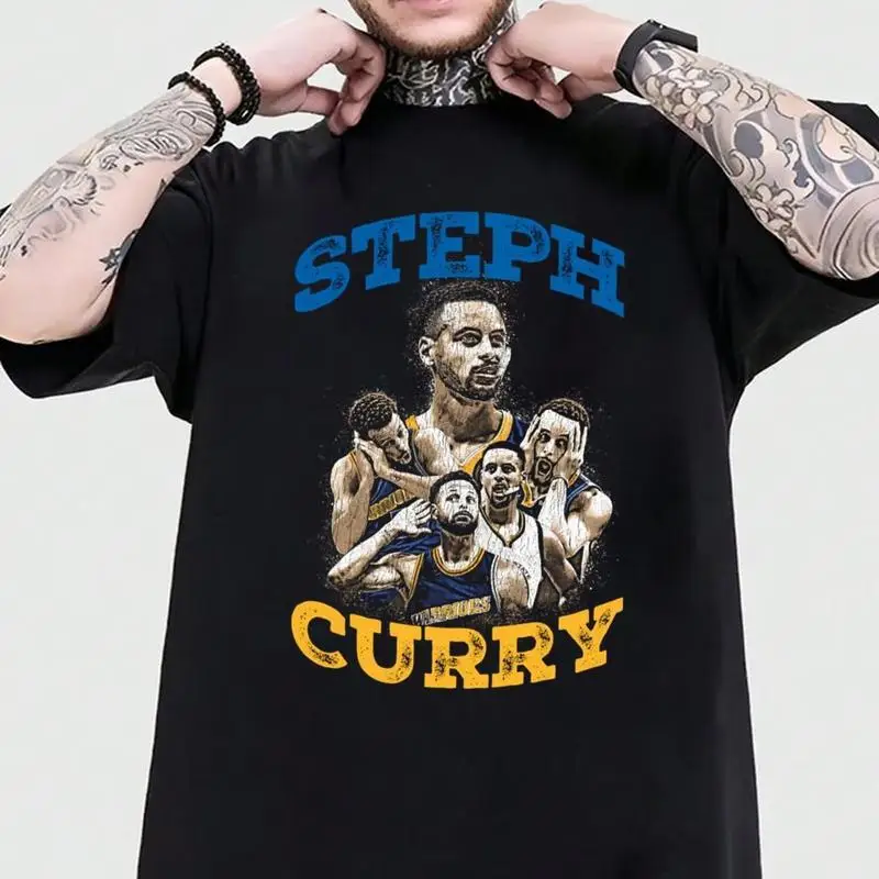 Steph Curry Basketball Vintage Graphic Gift for Fans Tshirt