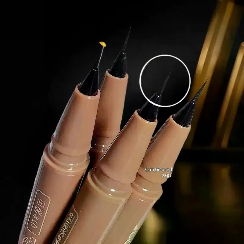 Gege bear Płynny eyeliner w pisaku Wodoodporny Długotrwały Eyeliner w Kształcie Jedwabnika Odporny na rozmazywanie Szybko i Gładko Się Wysychający Makijaż Oczu