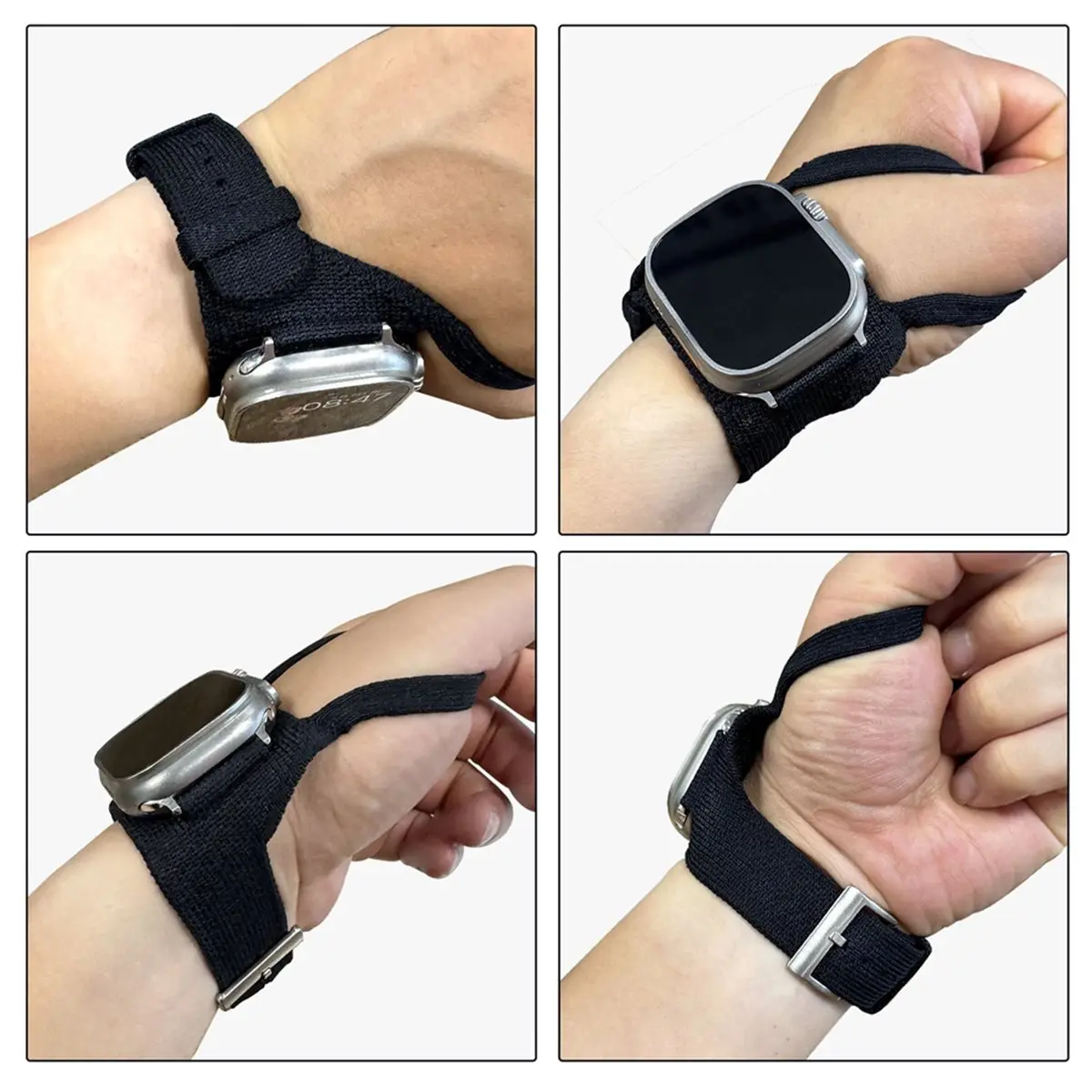 Y60A NEW-Ergonomic Band for Apple Watch Ultra 3 2 Series 11 10 9 8 7 SE3 Rider Strap for IWatch Wristband Breathable Knit