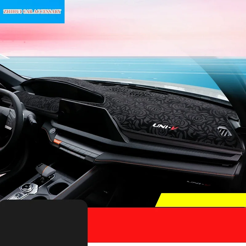 

Для Changan UNI-V UNIV 2022-2024 автомобильный Стайлинг коврик для приборной панели Dashmat крышка приборной панели солнцезащитный козырек крышка приборной панели ковер автоаксессуары
