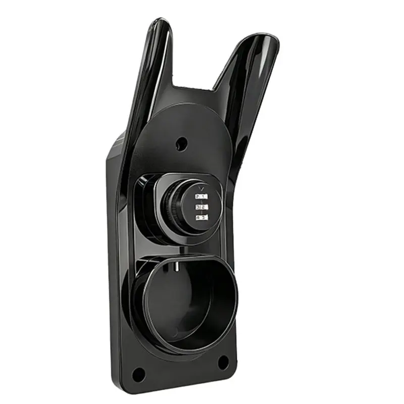 ABGI Type 2 EV Holder with Lock Wall Mounted Charging Cable Organizer for Electric Vehicle Charging Station