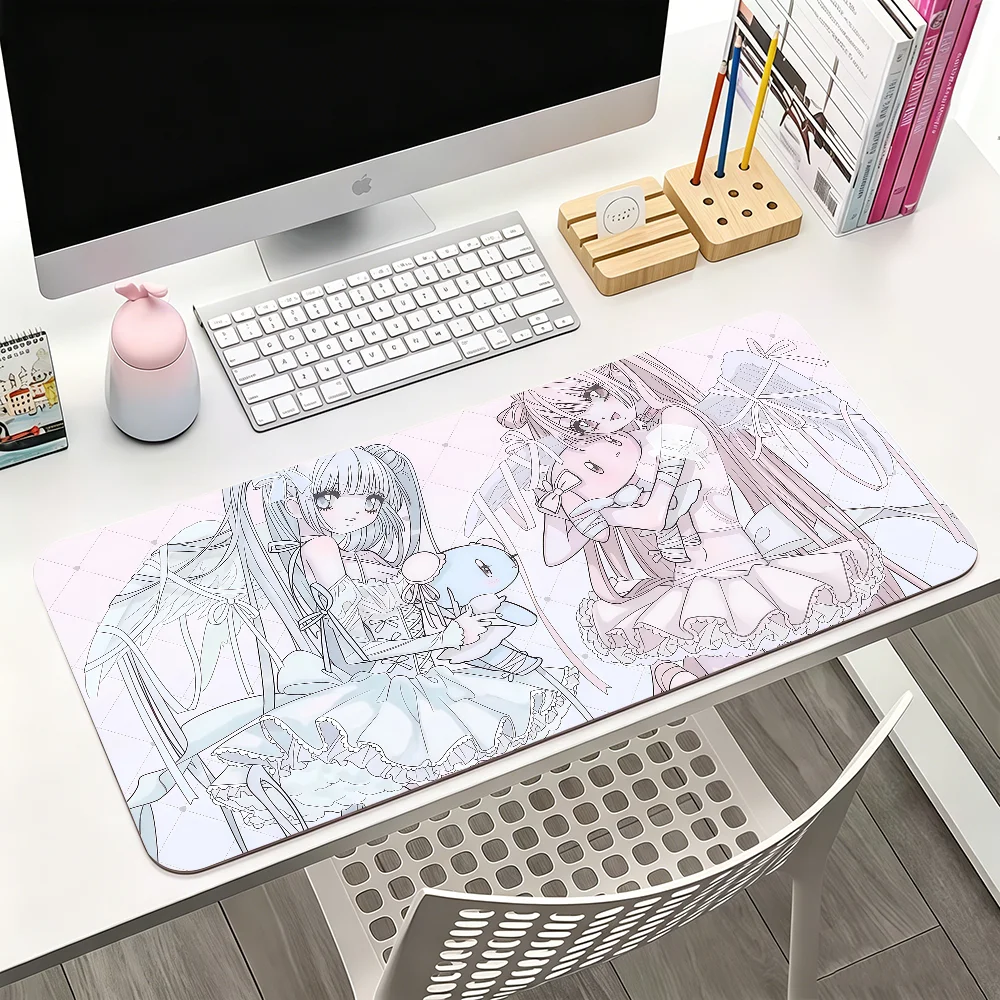 

D-Domi Jirai Kei Ryosangata cute Mouse Pad For Office Gaming And Keyboards Non-Slip Large Waterproof