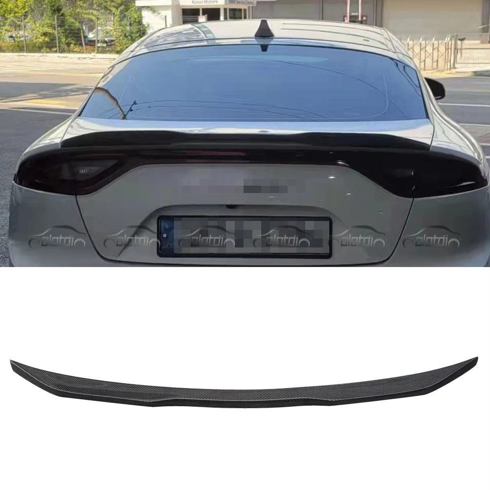 CS Style Carbon Rear Trunk Wing For KIA Stinger GT Ducktail Spoiler 2017-2020