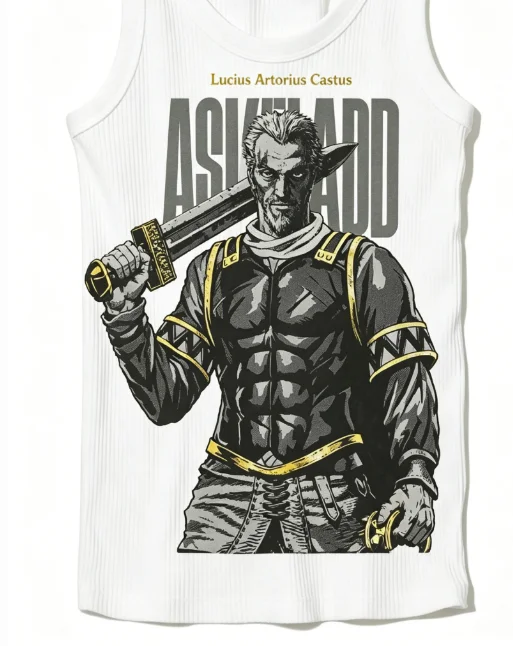 Vinland Saga Ribbed Tank Streetwear Anime Lover New Model personality Clothes Year round clothing Unisex high quality Breathable