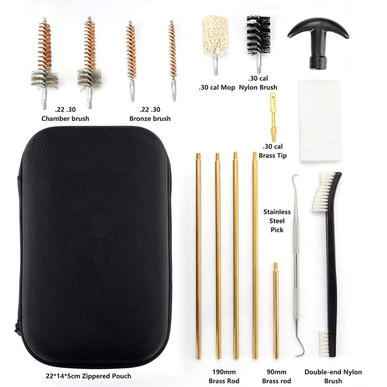 Hot selling nylon barrel unclogging set, barrel brush cleaning, Amazon gun cleaning kit