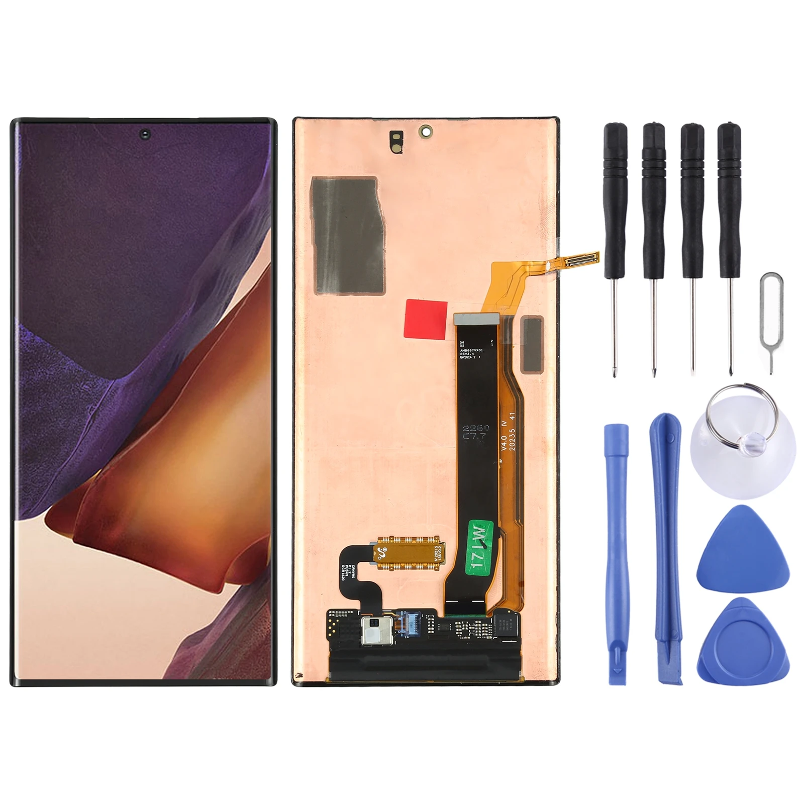 

Super AMOLED LCD Screen for Samsung Galaxy Note20 Ultra 4G With Digitizer Full Assembly