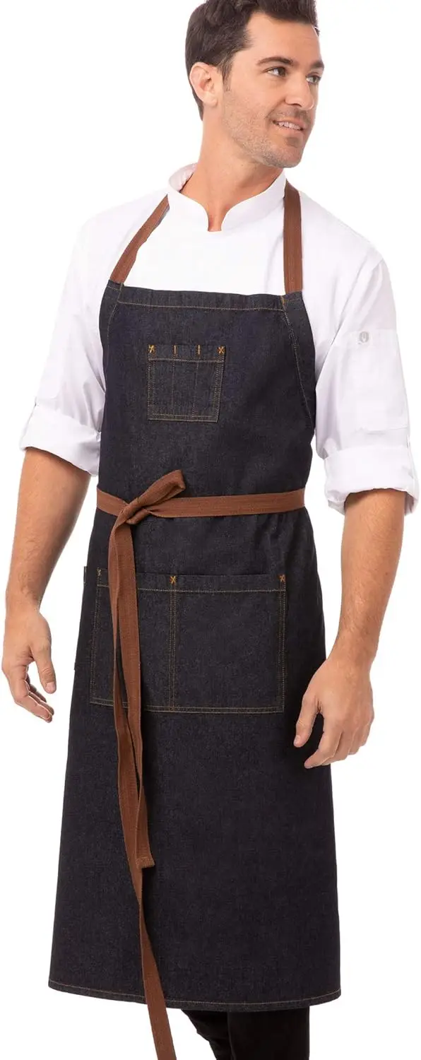 

Memphis Style Chef Bib Apron for All