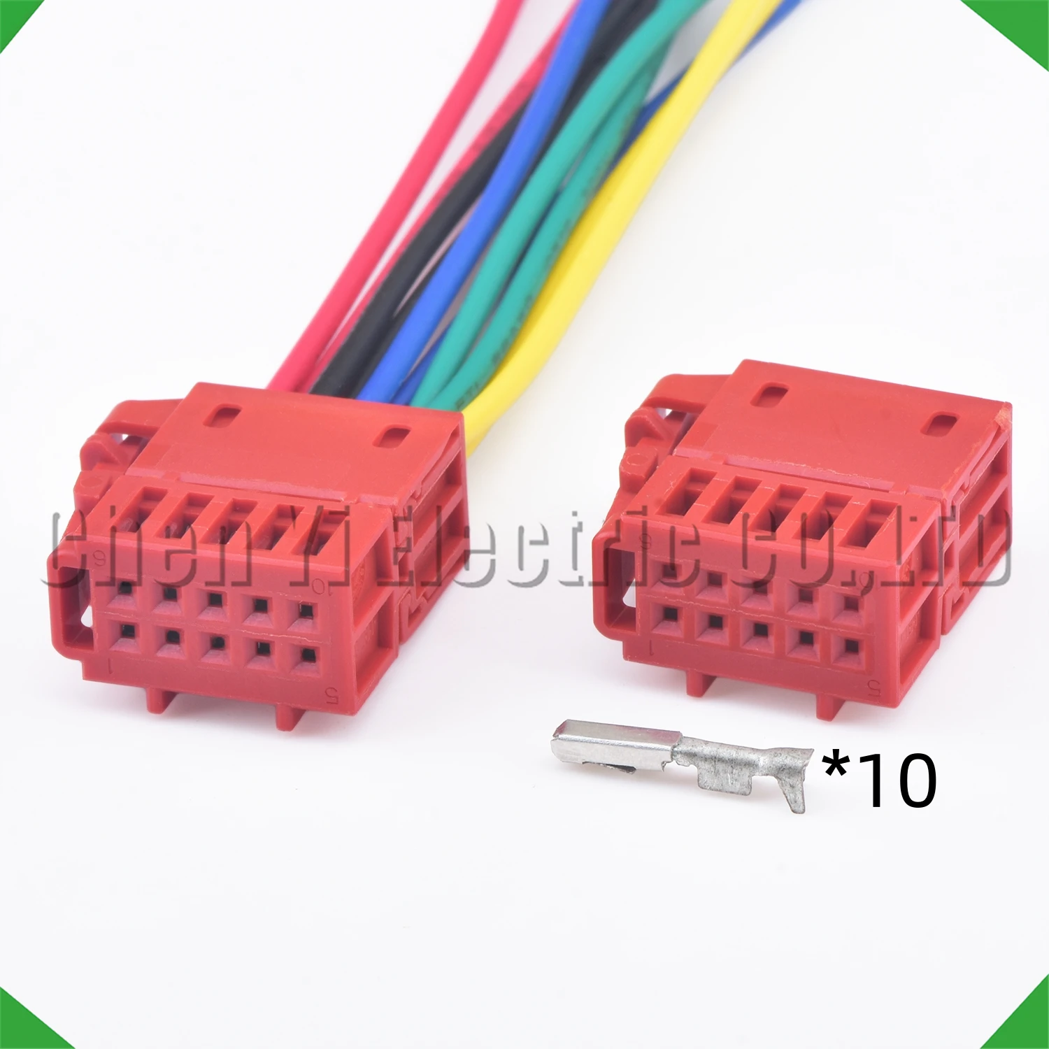 10 Pin Automotive Connectors light rotating switch sunshade seat adjustment Wire harness Plug 6R0972930A 0-1670990-2 For VW Audi