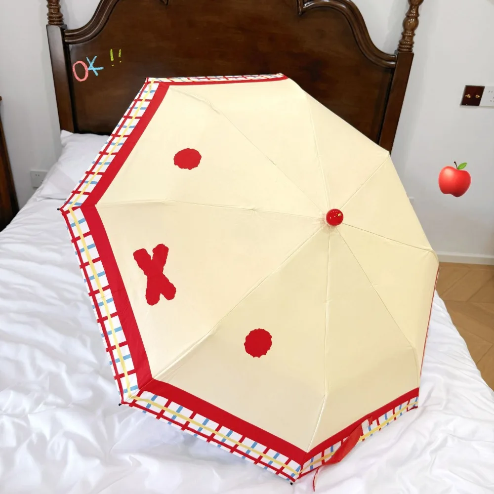Kawaii Miffy Cute Manual Umbrella Folding Umbrella Sun Protection UV Protection Sun Umbrella Gift Toy for Girl view 4
