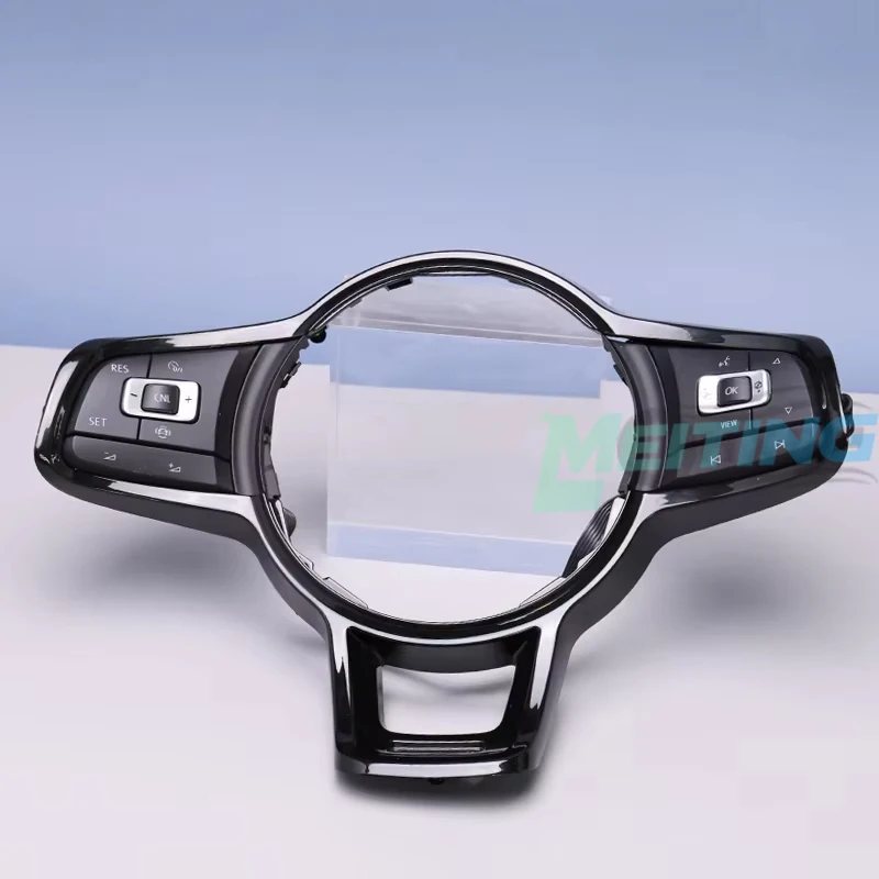 Adatto per Volkswagen Golf 7 Arteon GTI MK7, Cornice Verniciata per Volante con Pulsanti Multifunzione e Supporto per Leve del Cambio
