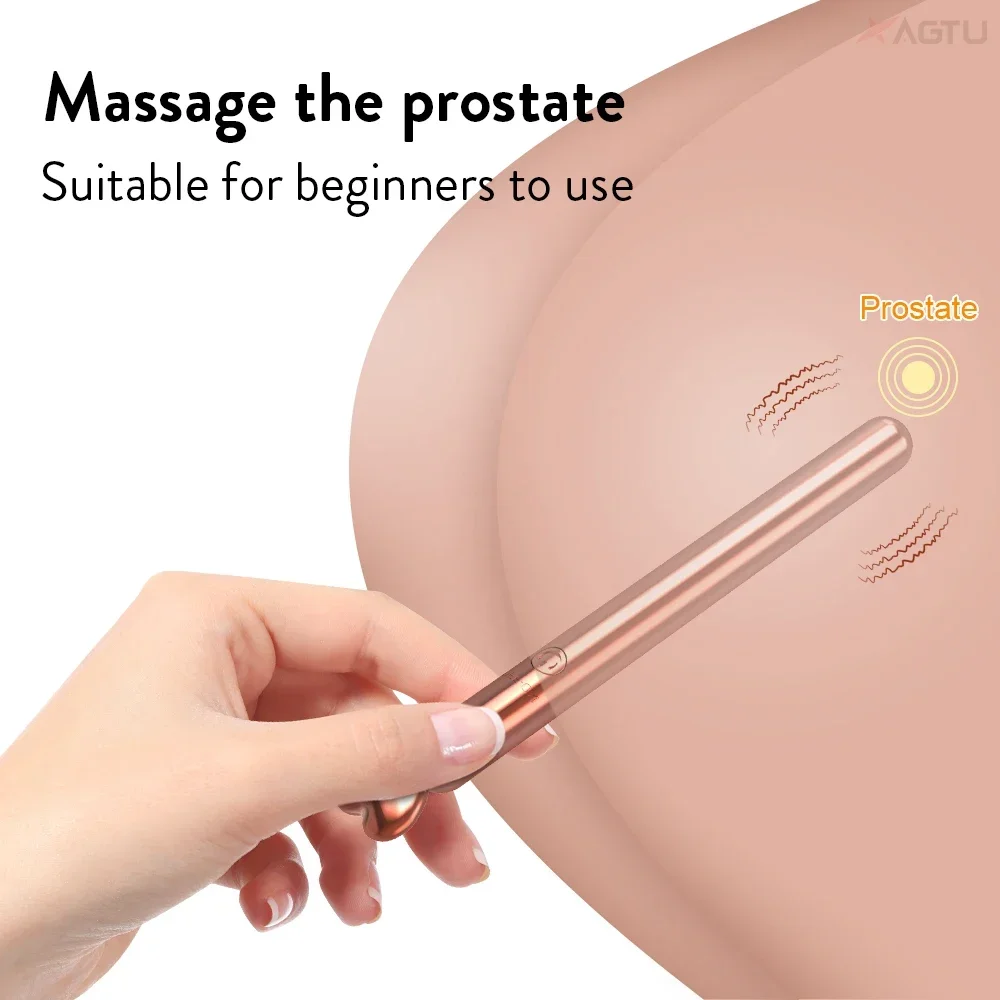  Toys Anal Vibrator Male Prostate Massager Vibrating Butt Plug Stimulator for Men Gay Anal  Toys for Beginner  Goods