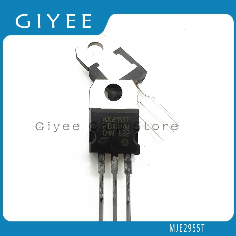 10PCS/LOT  MJE2955T MJE3055T MJE2955 MJE3055 2955 3055 60V/10A/75W PNP Power Transistor Inline TO-220