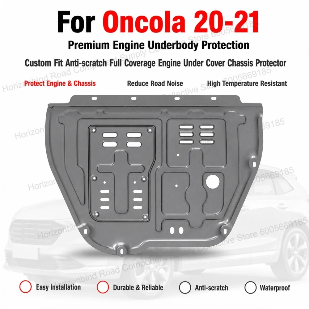 Custom Fit Anti-Collision Mudproof Full Coverage Engine Skid Plate Chassis Protector for 2020-2021 Oncola