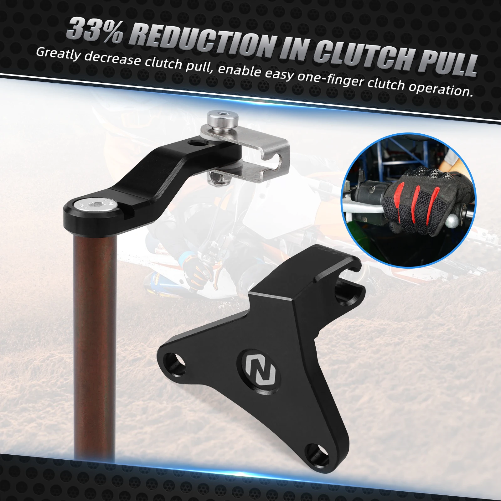 For KTM 390 Adventure 390 DUKE NICECNC One Finger Clutch Arm 390 Adventure 20-24 390 RC Duke 250 Duke 15-23 250 Adventure 20-23