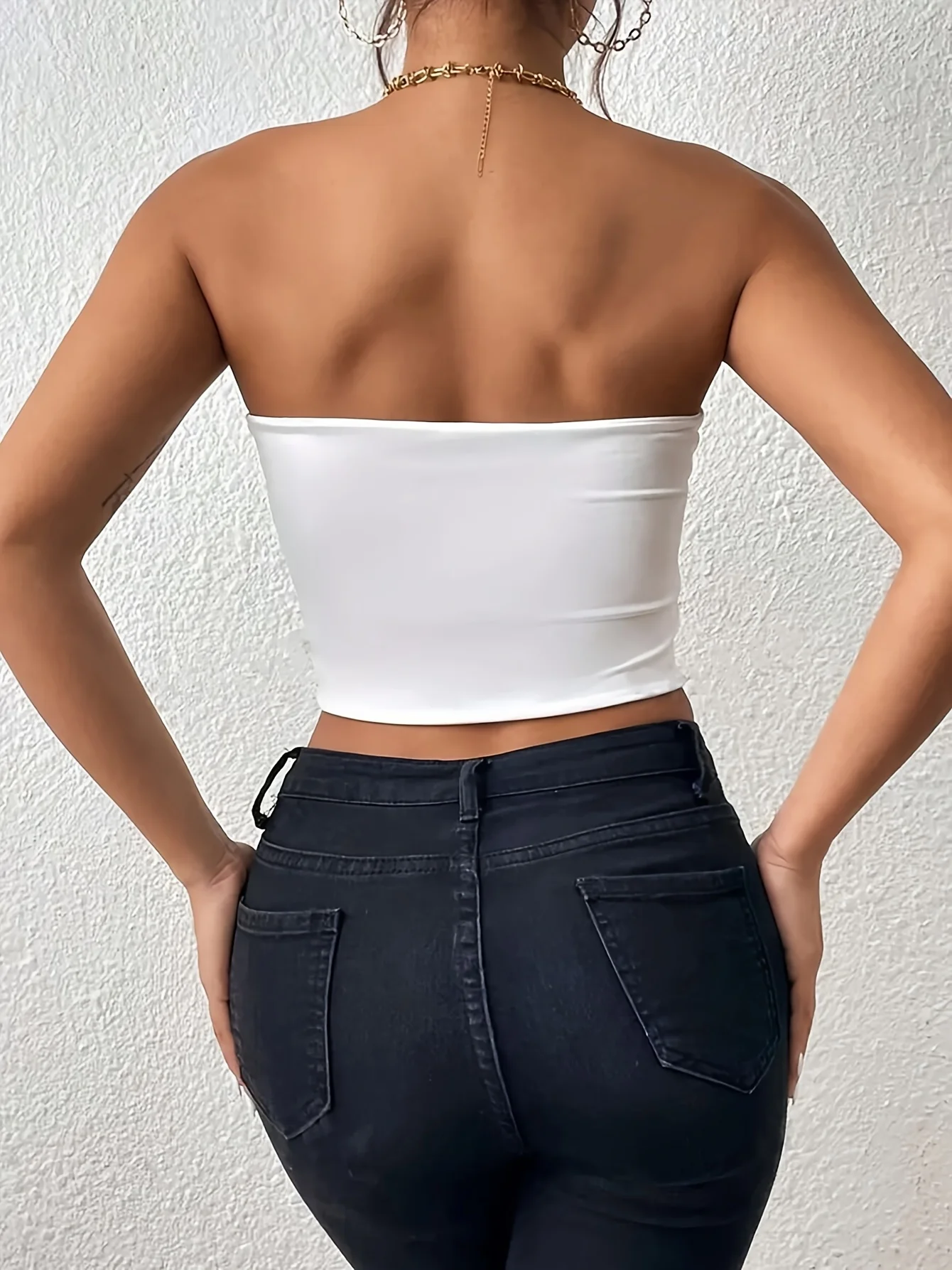 Vintage Floral Print Design Women's Casual Simple Tight Short Tube Top Strapless Top Y2k Gothic Crop Top Streetwear Summer