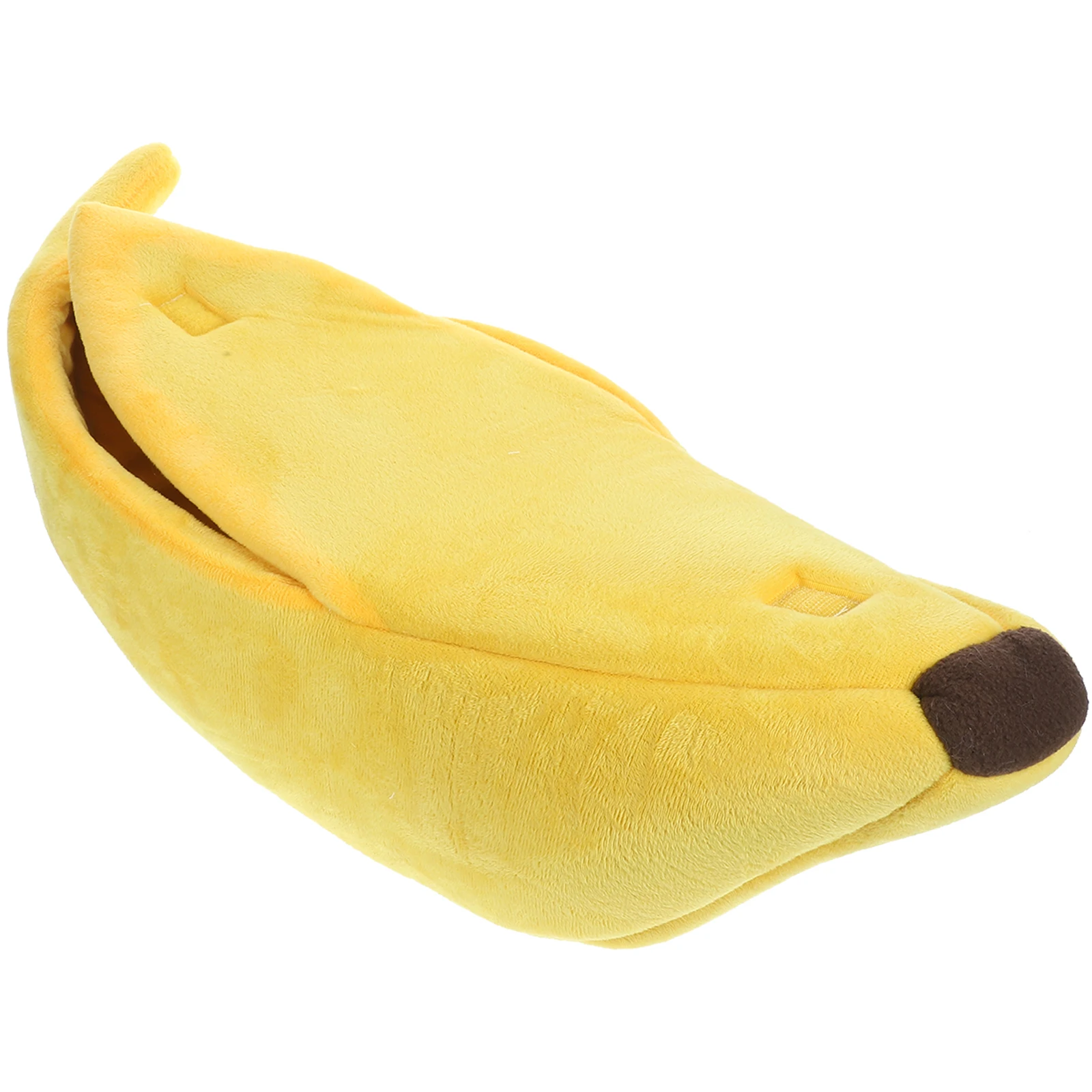 

Bed Cozy Warm Cat Dog Banana Shaped Small Beds Winter Soft PP Cotton Detachable Easy Clean Pet Bed House Pet Nest