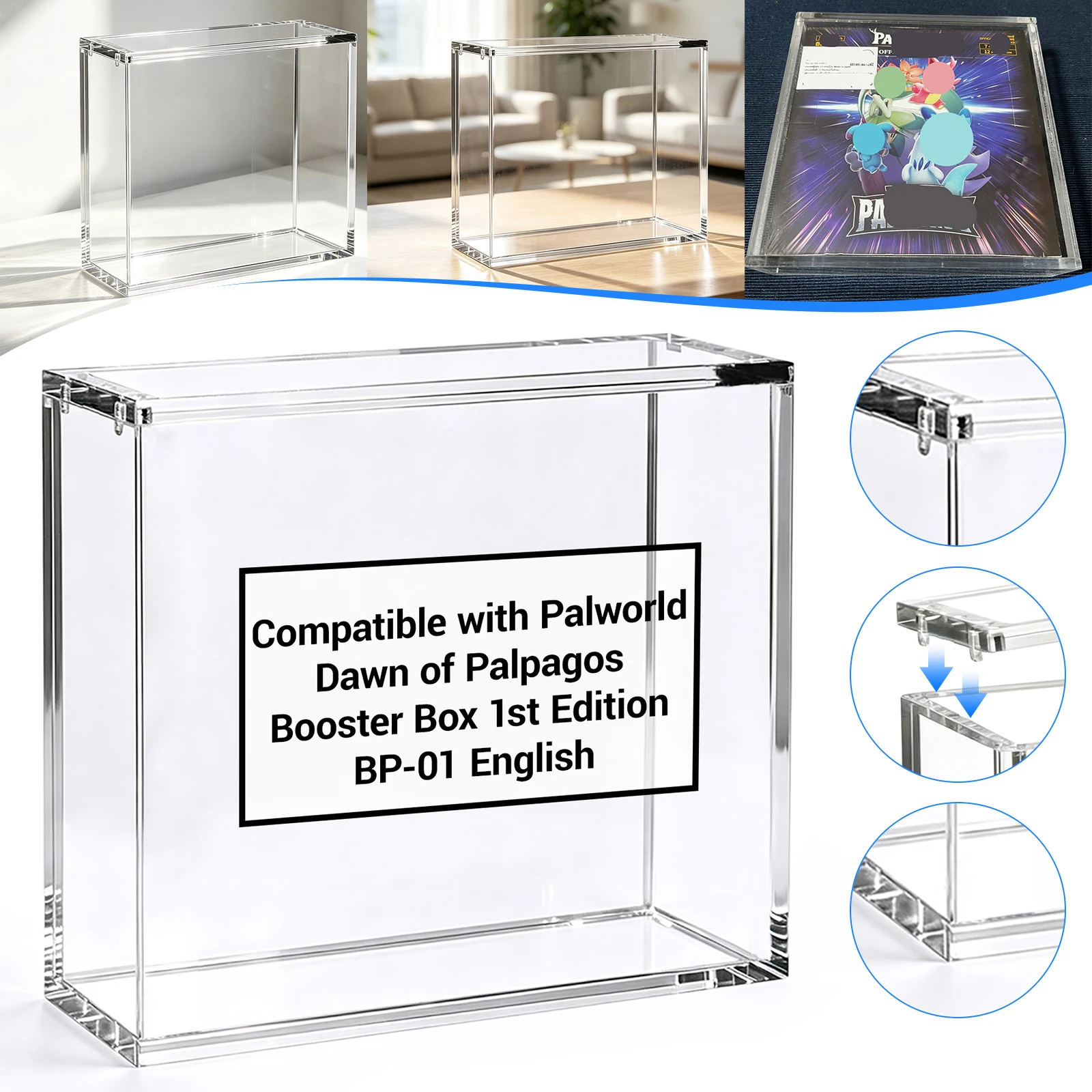 1pc Acrylic Display Case for Palworld Dawn Of Palpagos English BP01
