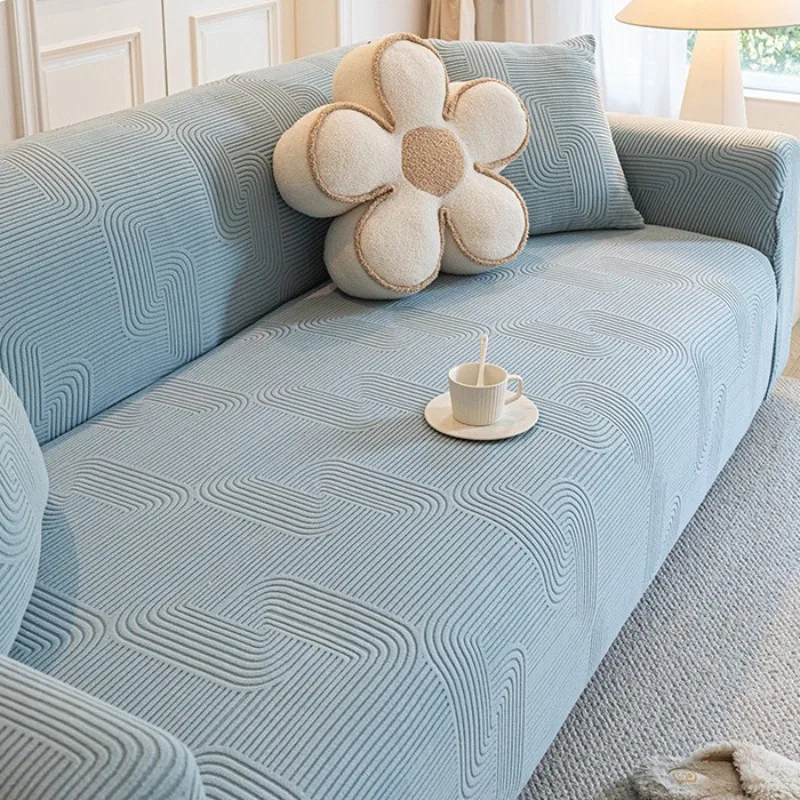 French new sofa cover all-inclusive universal cover, high-end four-season universal anti-cat claw elastic full cover cloth