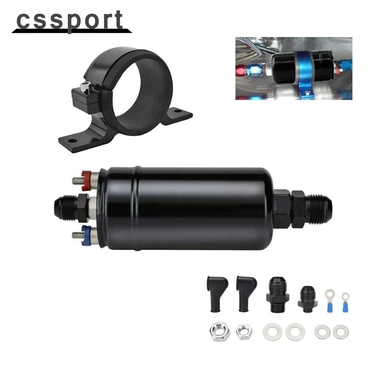 

Электрический топливный насос высокого давления E85, совместимый с 0580254044, универсальный внешний линейный черный