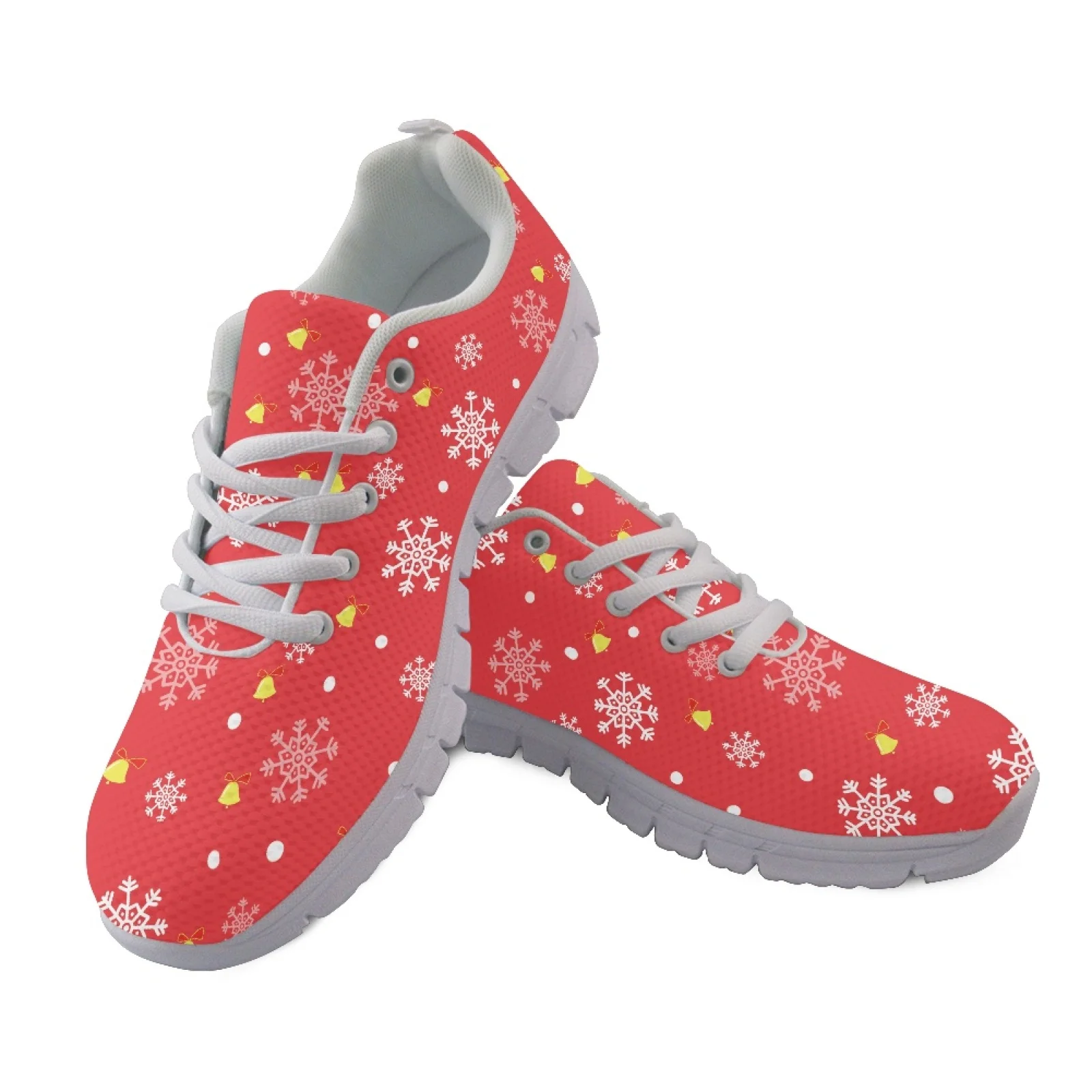 Coloranimal Santa Low Top Running Sneakers Women Tennis Shoes Sports Tennis Shoes for Womens Lady