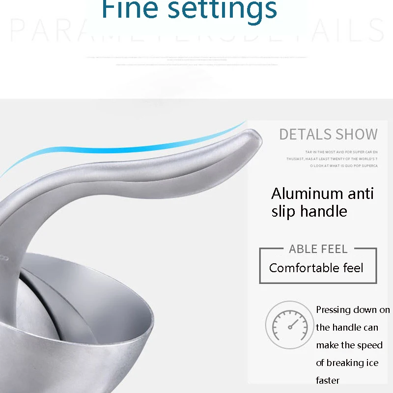 Trituradores de hielo comerciales de acero inoxidable, trituradores y afeitadoras automáticos de 380W, máquina de conos de nieve, máquina trituradora de hielo de 1440r/min