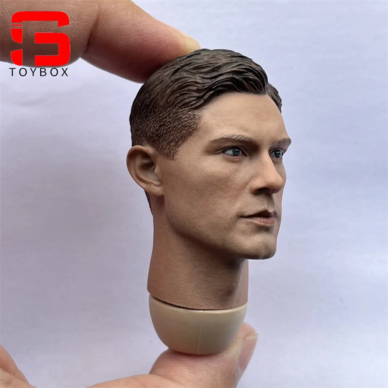 1/6 Scale German Honor Guard Glockenspiel Player Head Sculpt Carving Model Fit 12'' Male Soldier Action Figure Body Dolls