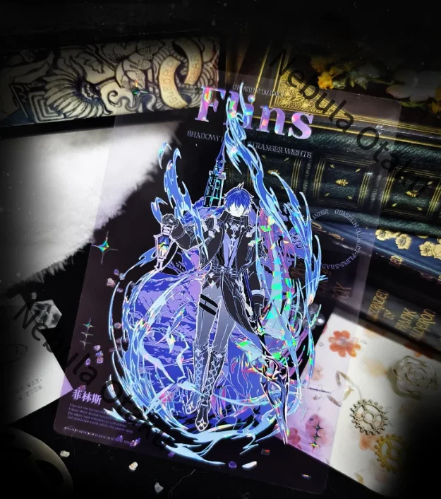 Genshin Impact Flins Columbina Furina Focalors Clear Card Cosplay Colleagues Exquisite Game Related Products Gifts Anime