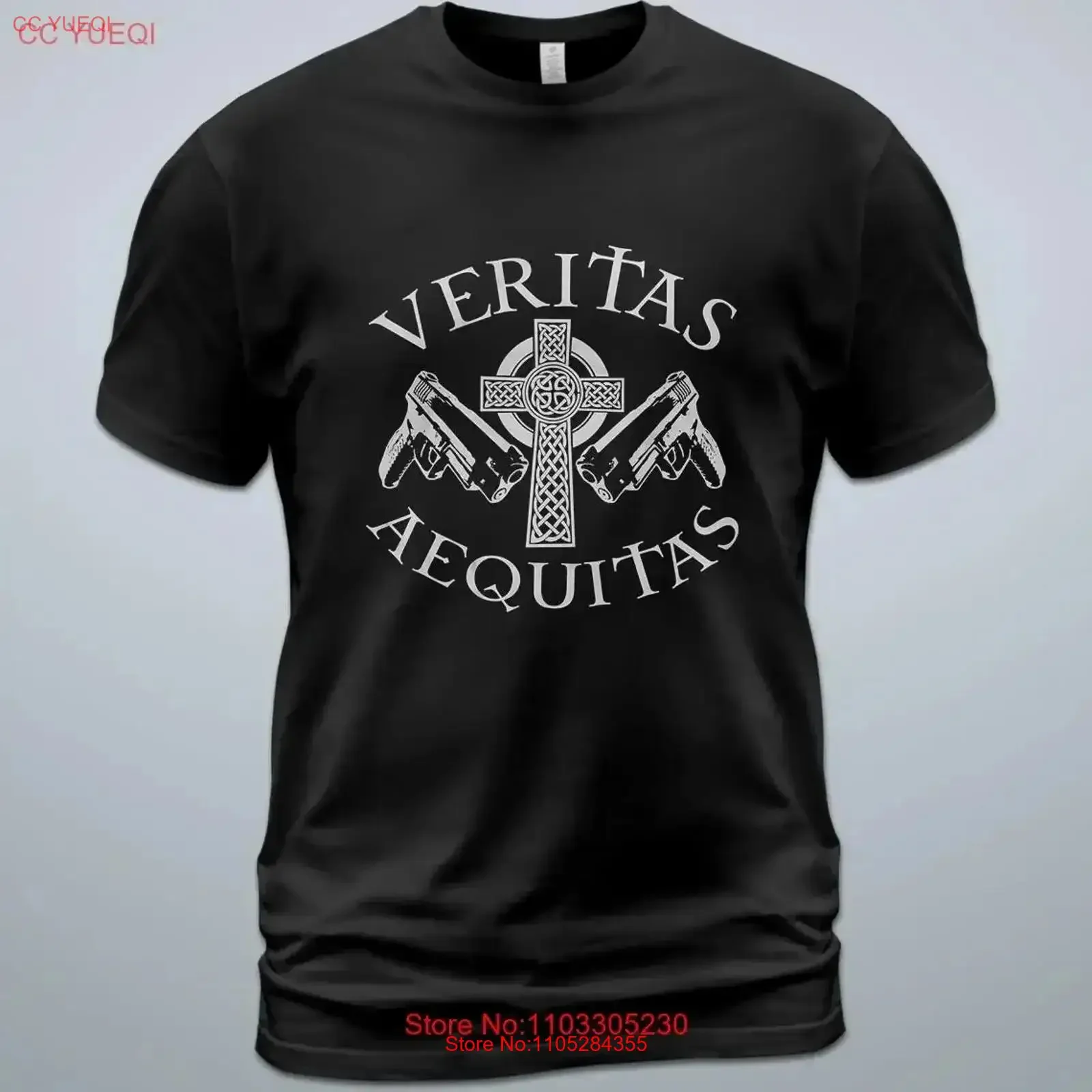 Cotton T Shirt The Boondock Saints Aequitas veritas Movie Willem Dafoe vintage Washed Comfortable designer clothes streetwear