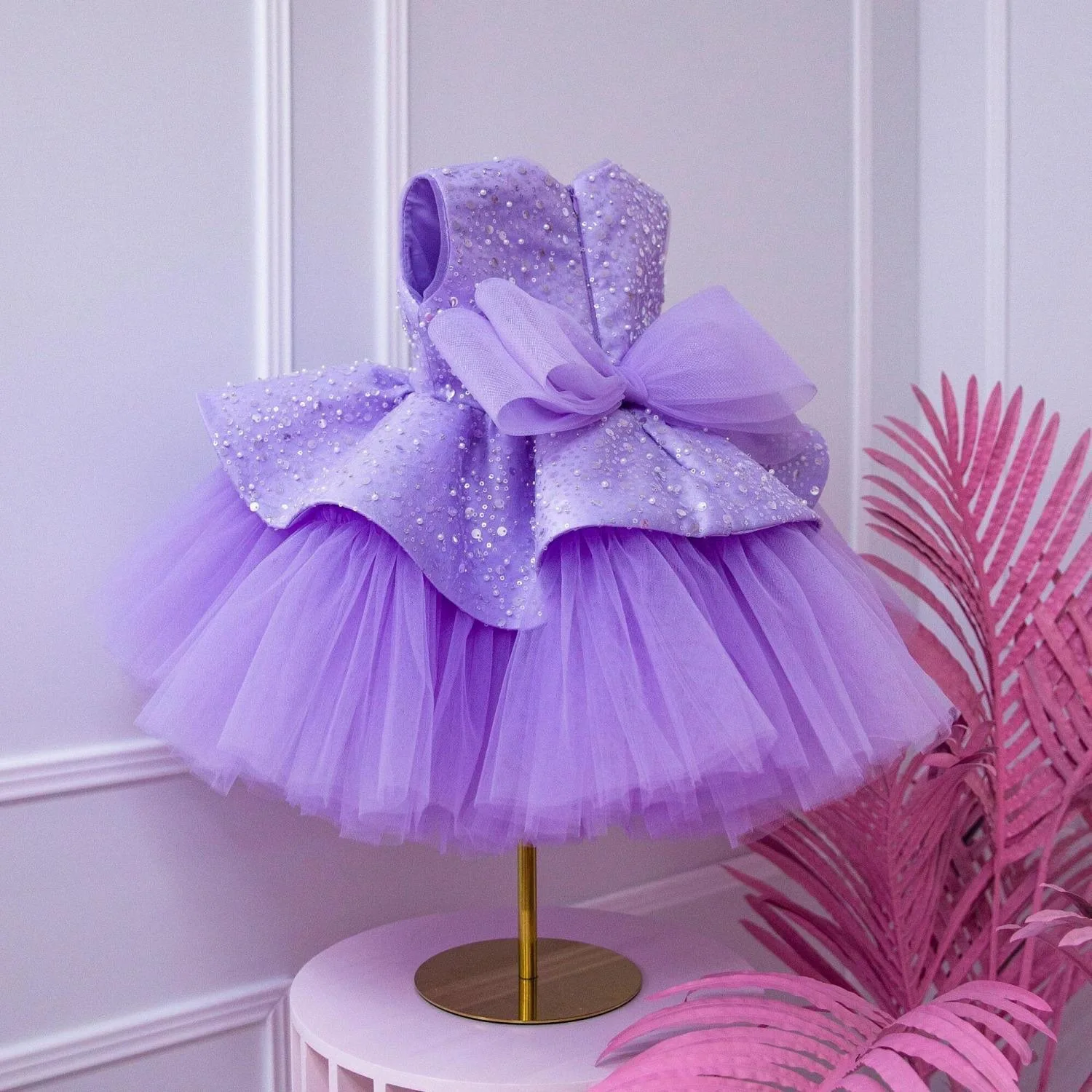 2025 New Collection Birthday Dress Princess Dress Children Flower Girl Wedding Girl Piano Performance Dress Factory Wholesale