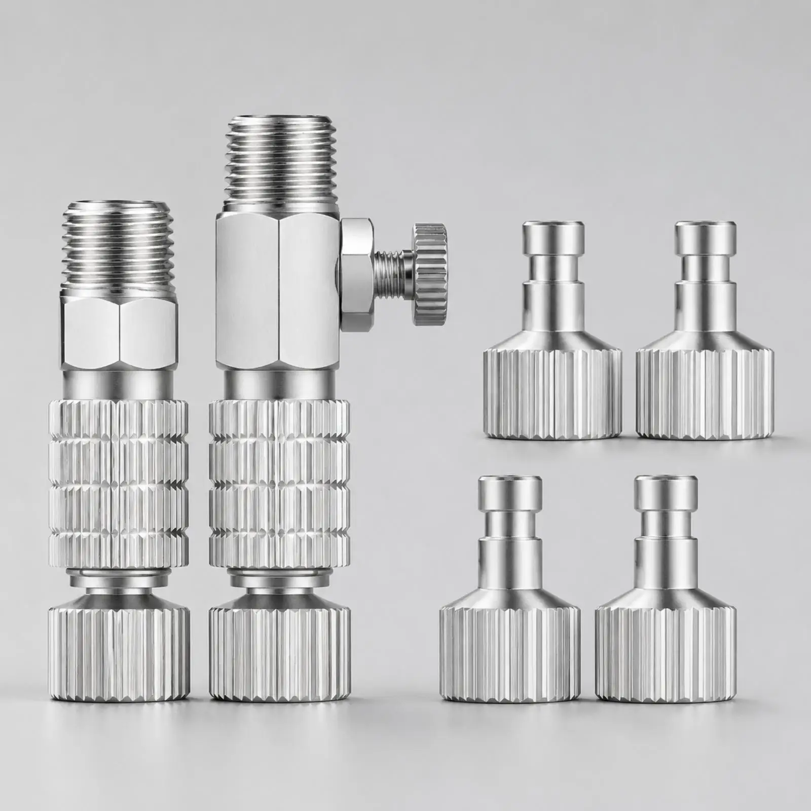 Metal Quick Coupler Kit for Air Compressor Hose Spray Pneumatic Tool Connector Set