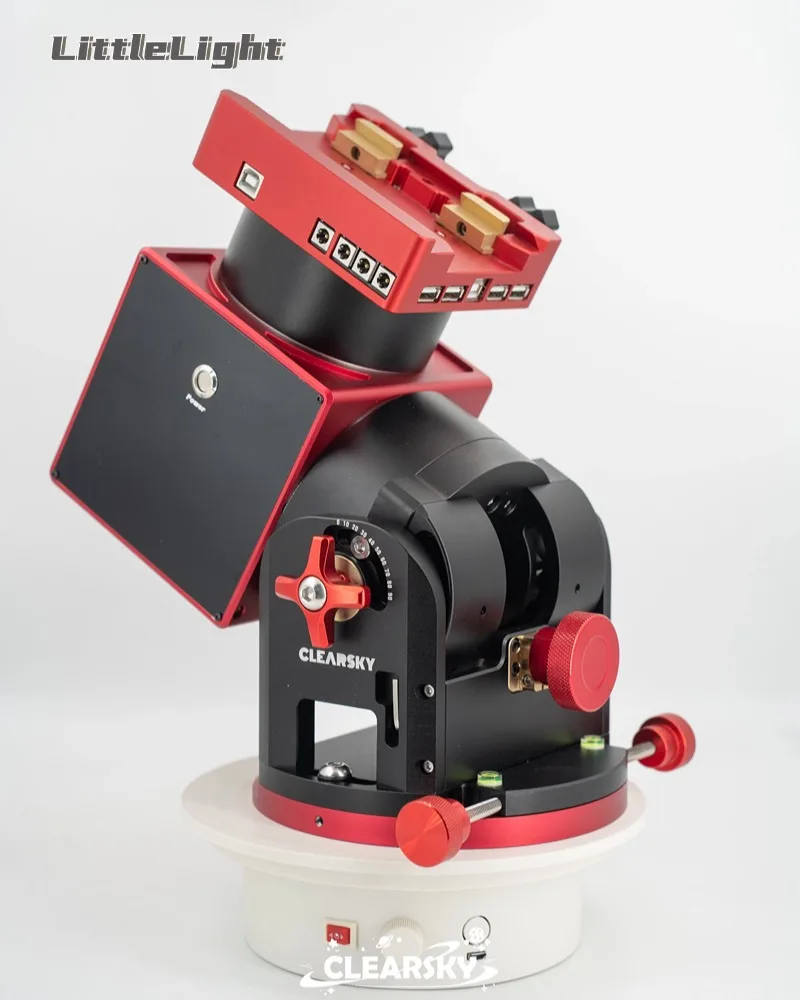 Clearsky ST-25 Harmonic Equatorial Mount With Hub-Dovetail Groove for Astronomical Telescope Compatible with Theodolite Mode