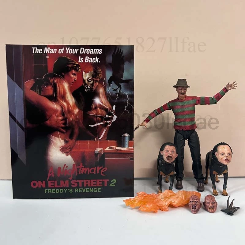 

NECA Freddy Krueger Action Figure Freddy's Revenge Collectible Action Figure Model Toys Collection Doll Joint Movable Desk Decor