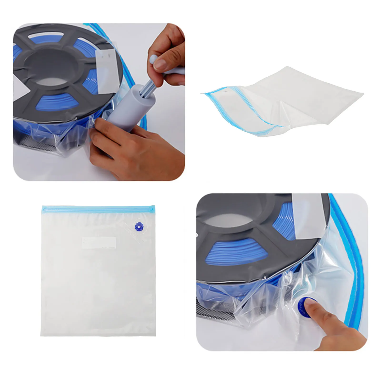 

300 X 340 Mm Filament Storage Bag Moisture Proof Storage Bag Heat-resistant Bag Easy To Use Environmentally Friendly Material