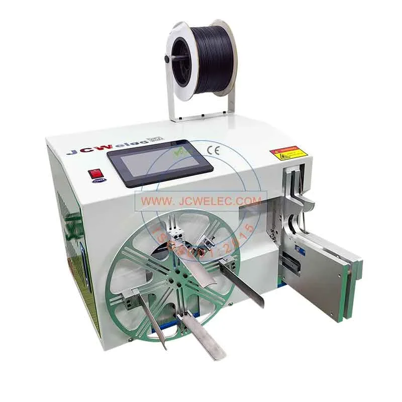 Automatic Cable Harness Wrap Tape Winding Machine and Electronic Wire Touch Screen Single Tie Machine