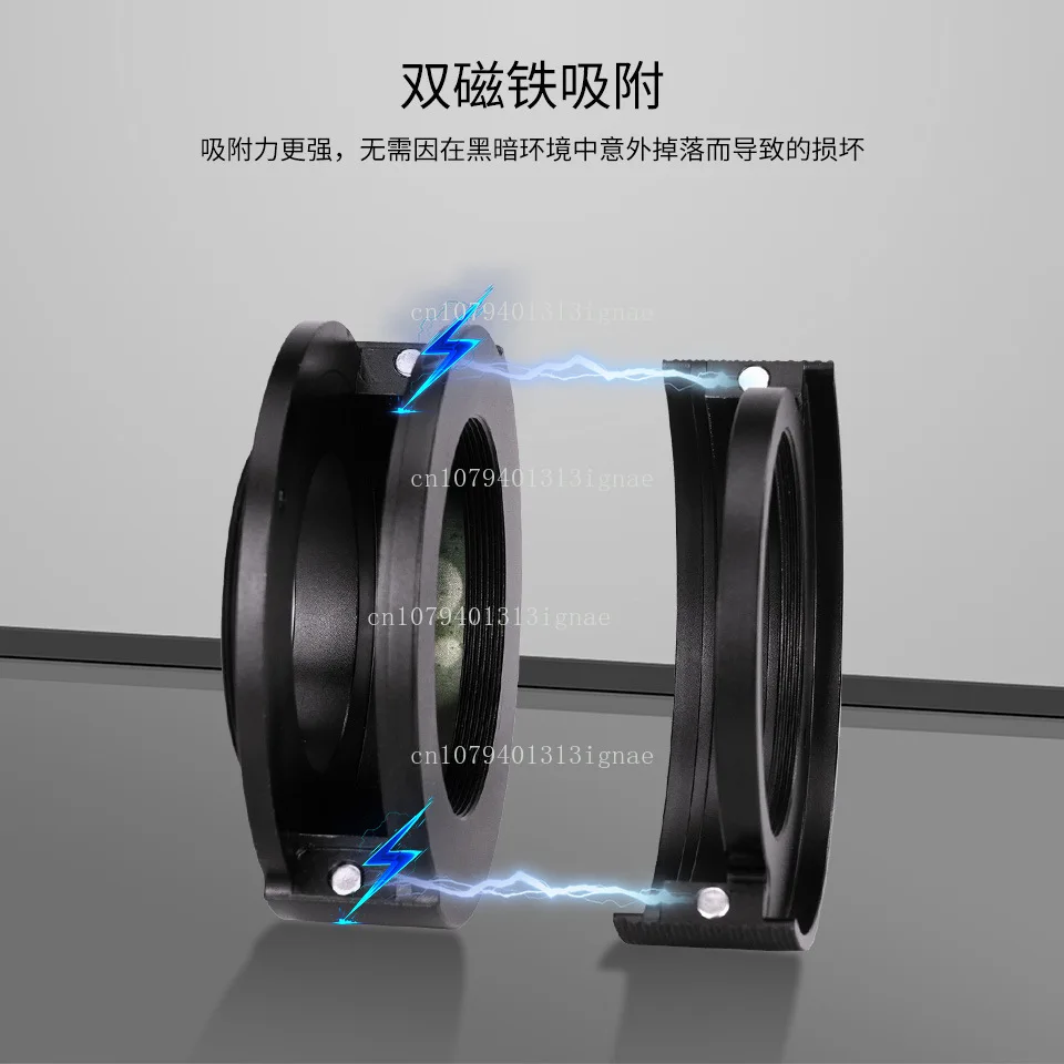 1.25 inch 2 inch astrophotography accessories filter drawer leak-proof light M42-M4 magnet adsorption
