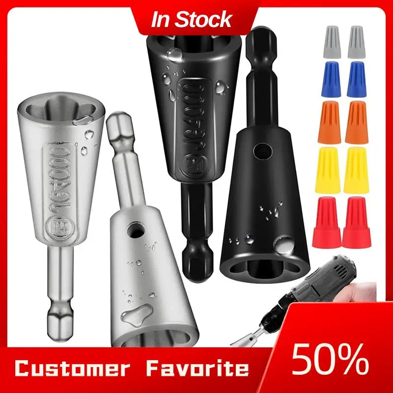 AT03 Top Wire Twister Tool Fordrill Wirenut Twister Compatible With8 To24 Awg And2 To7 Fordrill Forelectrical