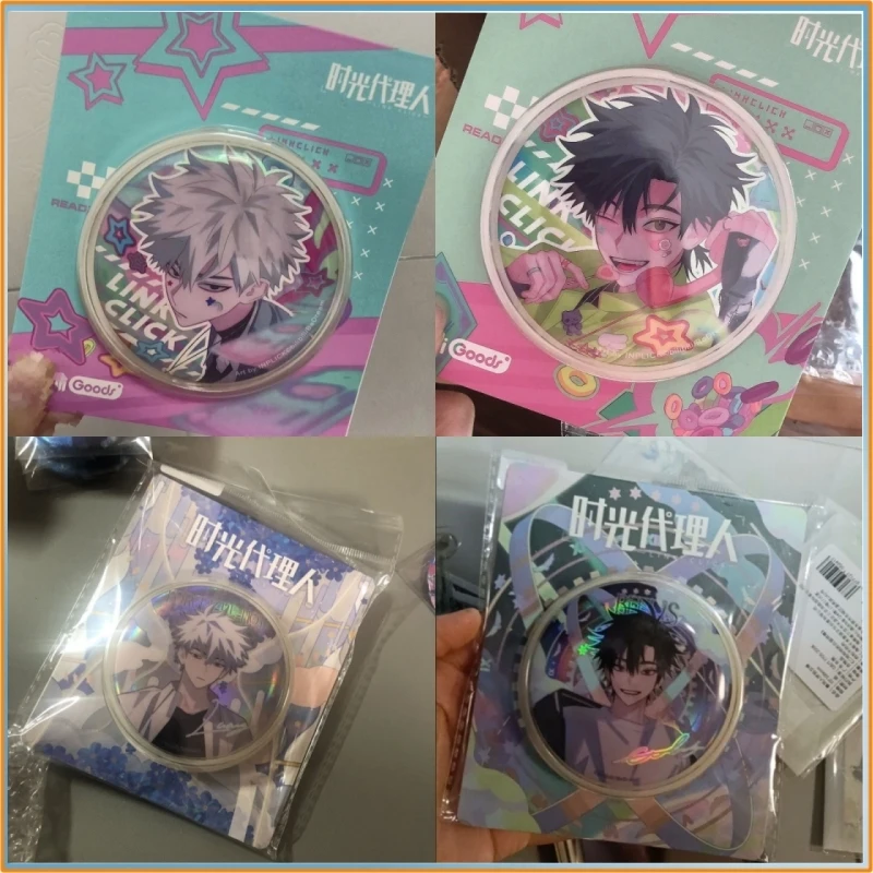 In Stock Genuine Link Click Anime Goods Lucas Lu Guang Charles Cheng Xiaoshi Qiao Ling Badge Pins Toy Fans Gift