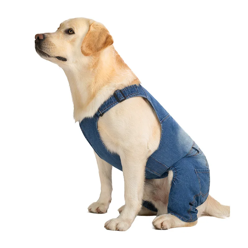 

E-Commerce Delivery Clothes Labrador Medium Large Four-Legged Pet Clothing Big Dog Suspender Pants